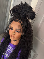 boho knotless braided wig+ boho wig + bohemian human hair wig + full lace braid wigs + where can i buy braid wig+